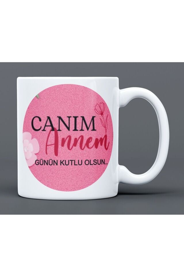 Anneler Günü Hediye Büyük Boy Porselen Kupa Bardak