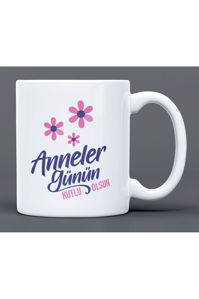 Anneler Günü Hediye Büyük Boy Porselen Kupa Bardak