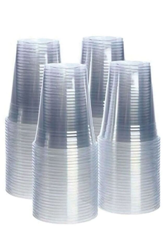 3000 Adet 1 Koli Toptan Plastik Kaliteli Otomat Bardak 180 Cc Pet Bardak