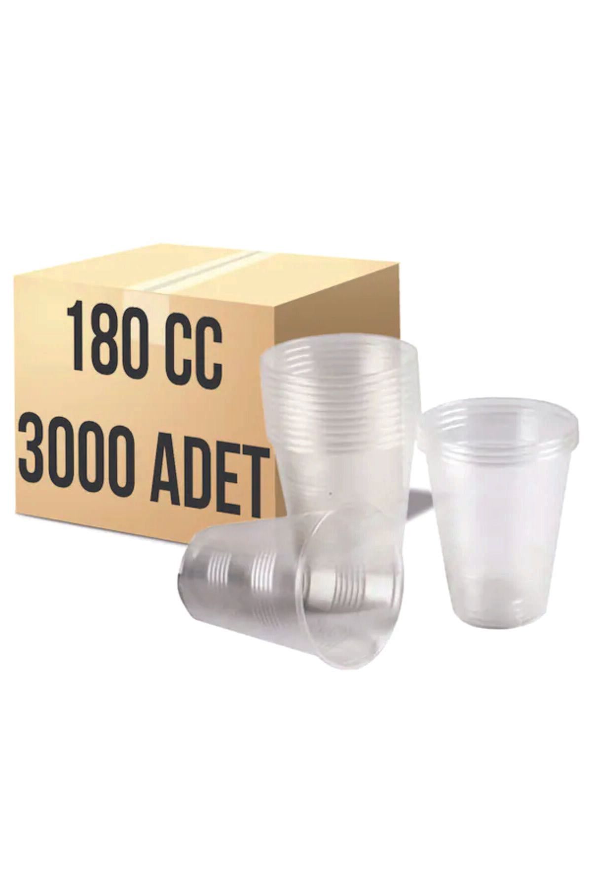 3000 Adet 1 Koli Toptan Plastik Kaliteli Otomat Bardak 180 Cc Pet Bardak